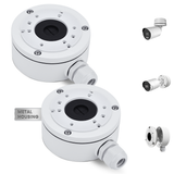 【KU-DS-1280ZJ-XS】 Caja de conexiones de aluminio para cámaras IP tipo bala HIK, soporte de montaje impermeable IP66, cajas de ocultación de cables