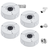 【KU-PFA130-E 】Metal Base Junction Box for Dahua Bullet, Dome Cameras, IP66 Waterproof Mount Bracket for POE IP Surveillance Cameras