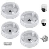 【KU-PFA137】Soporte de montaje en caja de conexiones CCTV impermeable para cámaras de seguridad IP tipo torreta y domo DAH