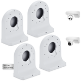 【KU-PFB203W】Metal Waterproof Wall Mount Bracket, Aluminum Alloy Arm for Dah IP Dome Cameras