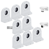 【KU-PFB203W】Metal Waterproof Wall Mount Bracket, Aluminum Alloy Arm for Dah IP Dome Cameras