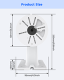 Soporte de pared para cámara de seguridad con caja de conexiones, soporte metálico para CCTV de exterior/interior con gestión de cables, montaje universal para cámaras de vigilancia.